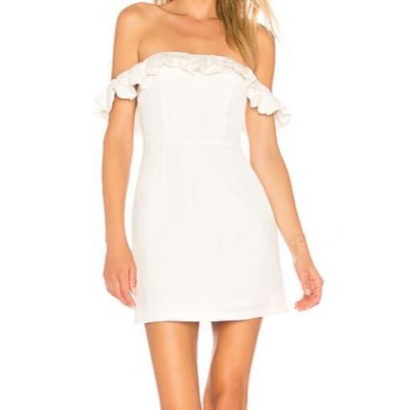 Revolve X Superdown Emery Off The Shoulder Mini Dress Women Size Small NWT - Picture 1 of 13